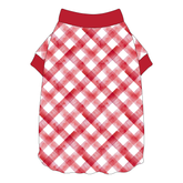 Apple-solutely Adorable - Apple Gingham - Flutter Waist Tee